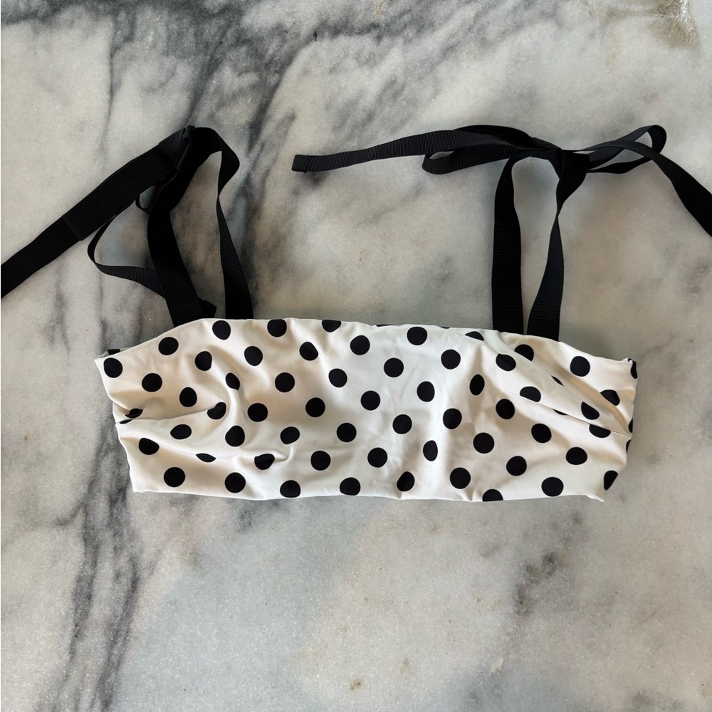 Zimmerman Sculpt Tie Bandeau Swim top Sz 4-6 - Picture 3 of 6